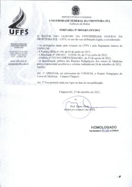 Portaria 989-GR-2012