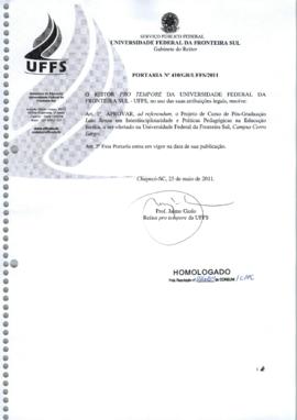 Portaria 410-GR-2011