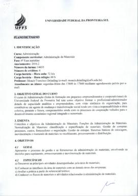 Administração de Materiais