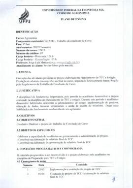Trabalho de Conclusão de Curso