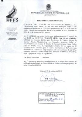Portaria 1006-GR-2012
