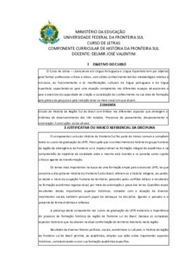 História da Fronteira Sul