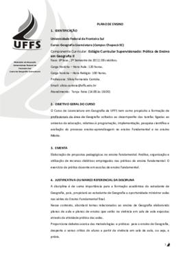 Estágio Curricular Supervisionado II