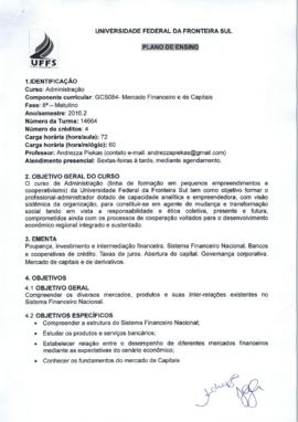 Mercado Financeiro e de Capitais
