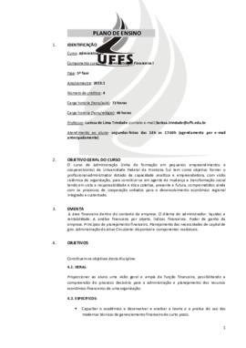 Administração Financeira I