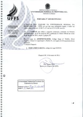 Portaria 369-GR-2011