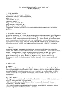Direitos e Cidadania