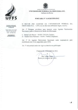 Portaria 414-GR-2012