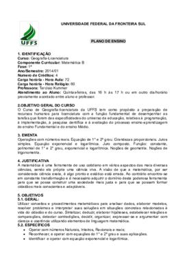 Matemática B