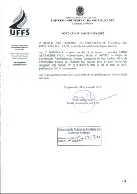 Portaria 449-GR-2012