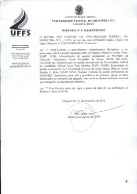 Portaria 1172-GR-2012
