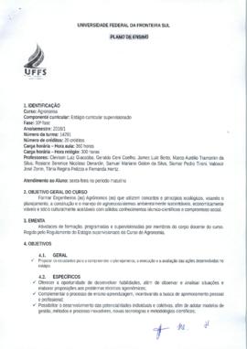 Estágio Curricular Supervisionado