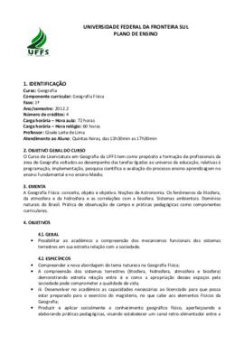 Geografia Física