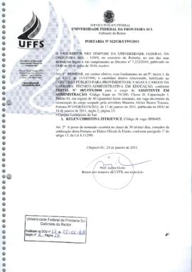 Portaria 022-GR-2011