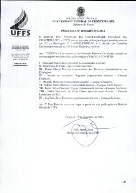 Portaria 1100-GR-2012