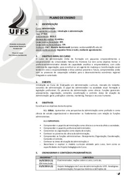 Introdução à Administração