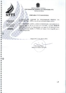Portaria 527-GR-2011