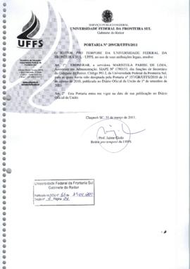 Portaria 289-GR-2011