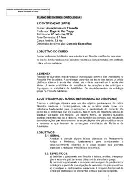 Ontologia I