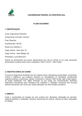 Cálculo I