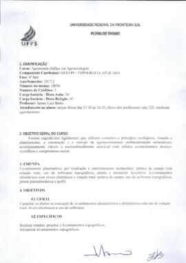 Topografia Aplicada