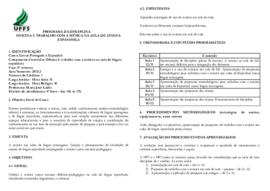 Oficina I - Trabalho com a música na aula de Língua Espanhola