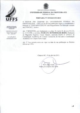 Portaria 329-GR-2013