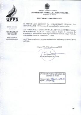 Portaria 950-GR-2012