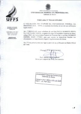 Portaria 793-GR-2012