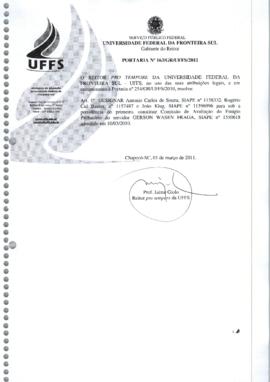 Portaria 163-GR-2011