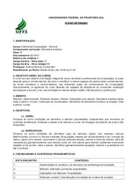 Geometria Analítica