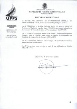 Portaria 045-GR-2013