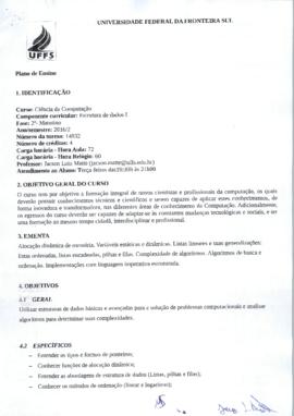 Estrutura de Dados I