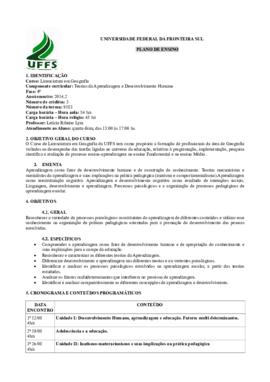 Teorias da Aprendizagem e Desenvolvimento Humano