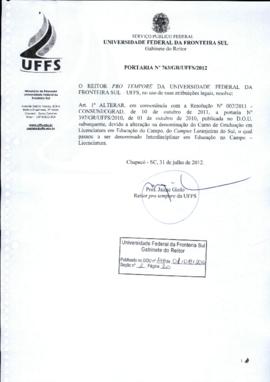 Portaria 763-GR-2012