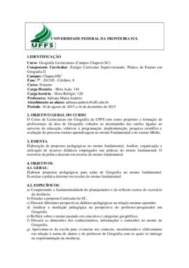 Estágio Curricular Supervisionado II