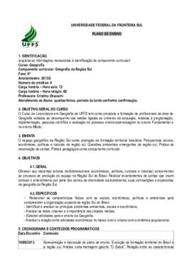 Geografia da Região Sul
