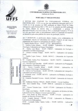 Portaria 938-GR-2012