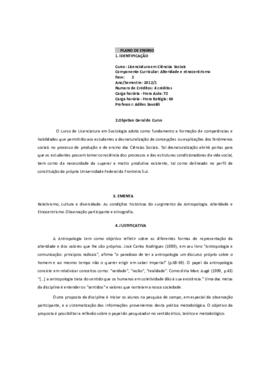 Alteridade e Etnocentrismo