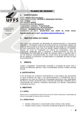 Leitura e Produção Textual I