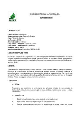 Cartografia Temática