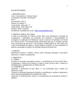 Sociologia II