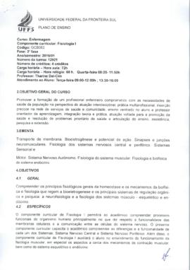 Fisiologia I