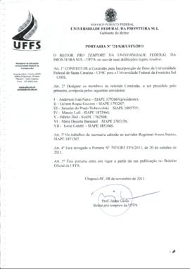 Portaria 731-GR-2011