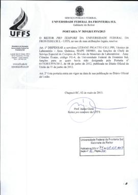 Portaria 383-GR-2013