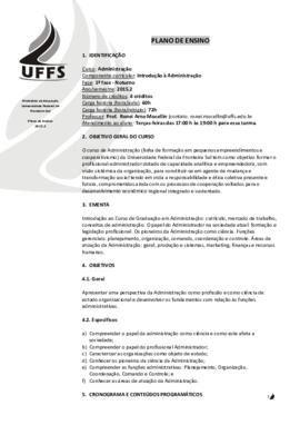 Introdução à Administração