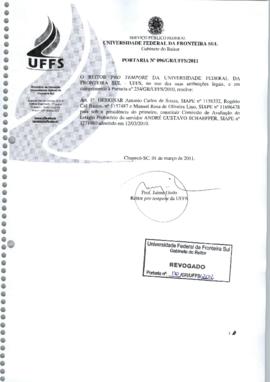 Portaria 096-GR-2011