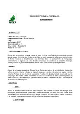 Direito e Cidadania