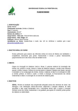 Direitos e Cidadania