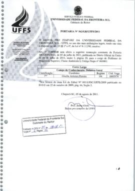 Portaria 562-GR-2011